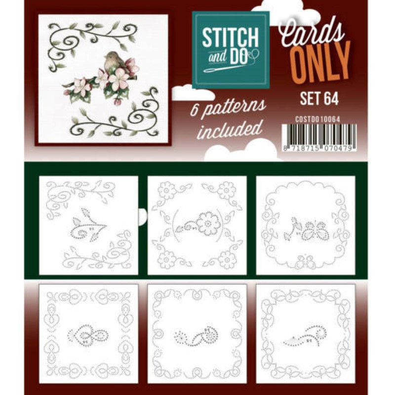 Cartes seules Stitch and do  - Set n°64
