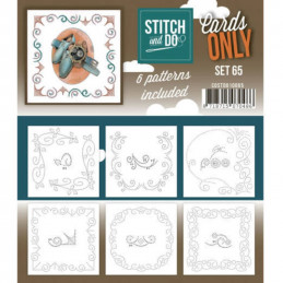 Cartes à broder seules Stitch and do  - Set n°65