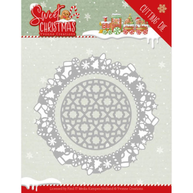 Dies - Yvonne Creations - Sweet christmas - Cadre Noël Dies - Yvonne Creations - Sweet christmas - Cadre Noël