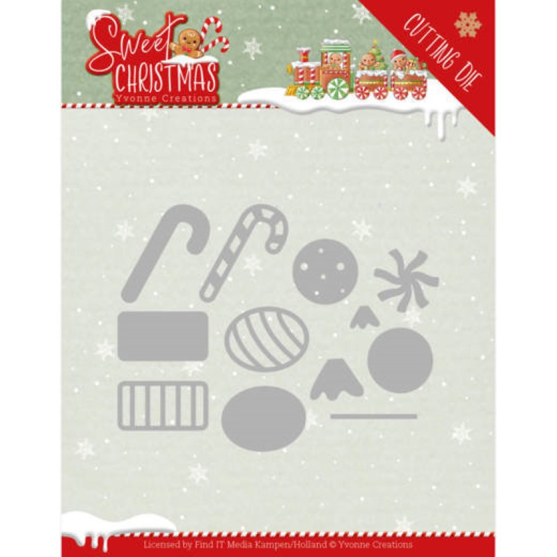 Dies - Yvonne Creations - Sweet christmas - Candy Dies - Yvonne Creations - Sweet christmas - Candy