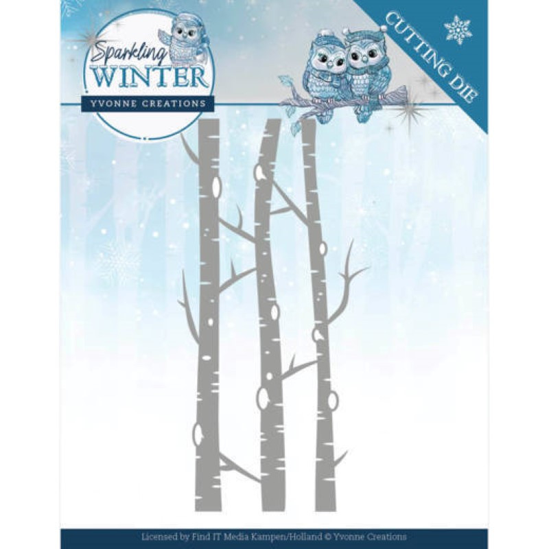 Dies - Yvonne Creations - Sparkling winter - Arbres en hiver Dies - Yvonne Creations - Sparkling winter - Arbres en hiver