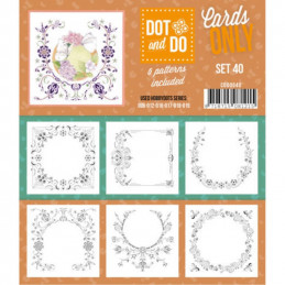 Dot and do Cartes n°40 - Lot de 6 Cartes seules