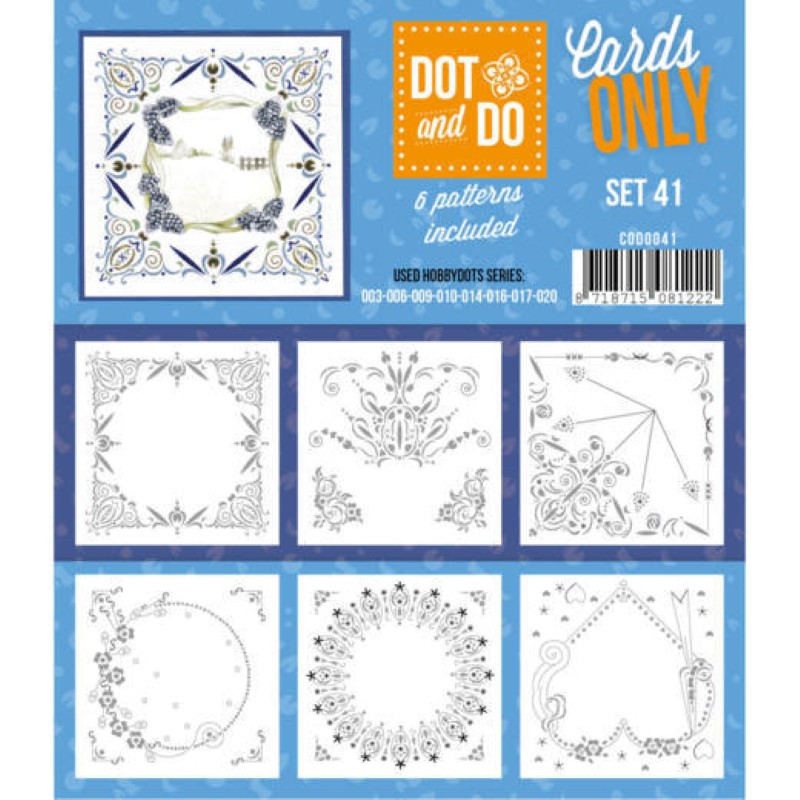 Dot and do Cartes n°41 - Lot de 6 Cartes seules