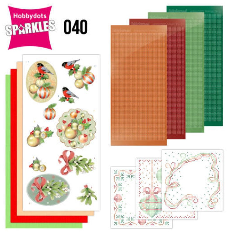 Kit Sparkles Set 40 - Fleurs de Noël Kit Sparkles Set 40 - Fleurs de Noël