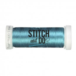 Fils à broder Stitch and Do bobine de 200m Turquoise