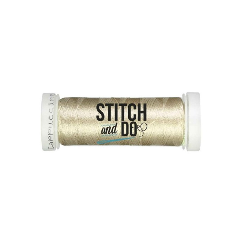 Fils à broder Stitch and Do bobine de 200m Kraft cappucino Fils à broder Stitch and Do bobine de 200m Kraft cappucino