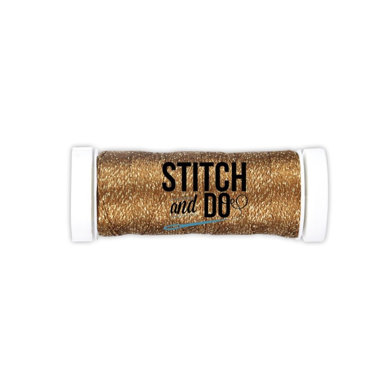 Fils à broder Stitch and Do Sparkle Bronze bobine de 120m