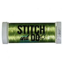 Fils à broder Stitch and Do Métal Vert pomme bobine de 200m