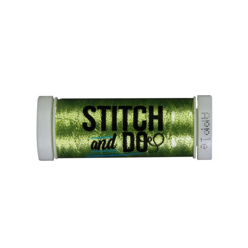 Fils à broder Stitch and Do Métal Vert pomme bobine de 200m Fils à broder Stitch and Do Métal Vert pomme bobine de 200m