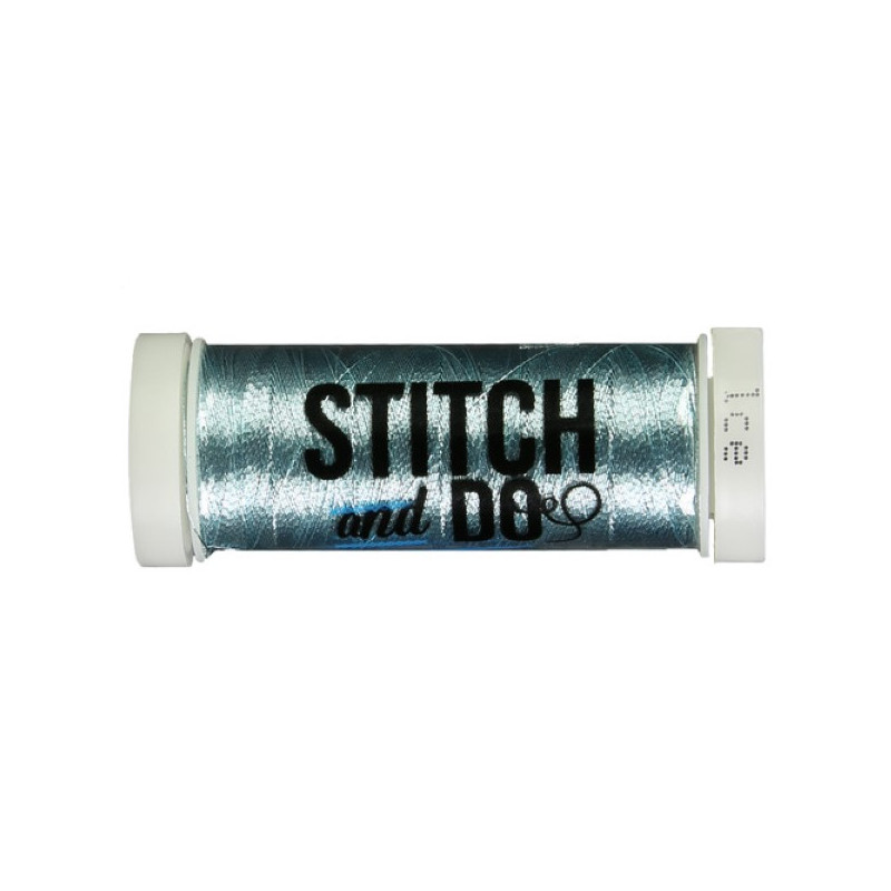 Fils à broder Stitch and Do Métal Ice bobine de 200m Fils à broder Stitch and Do Métal Ice bobine de 200m