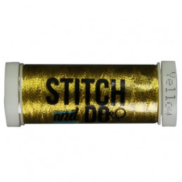 Fils à broder Stitch and Do Métal Jaune bobine de 200m