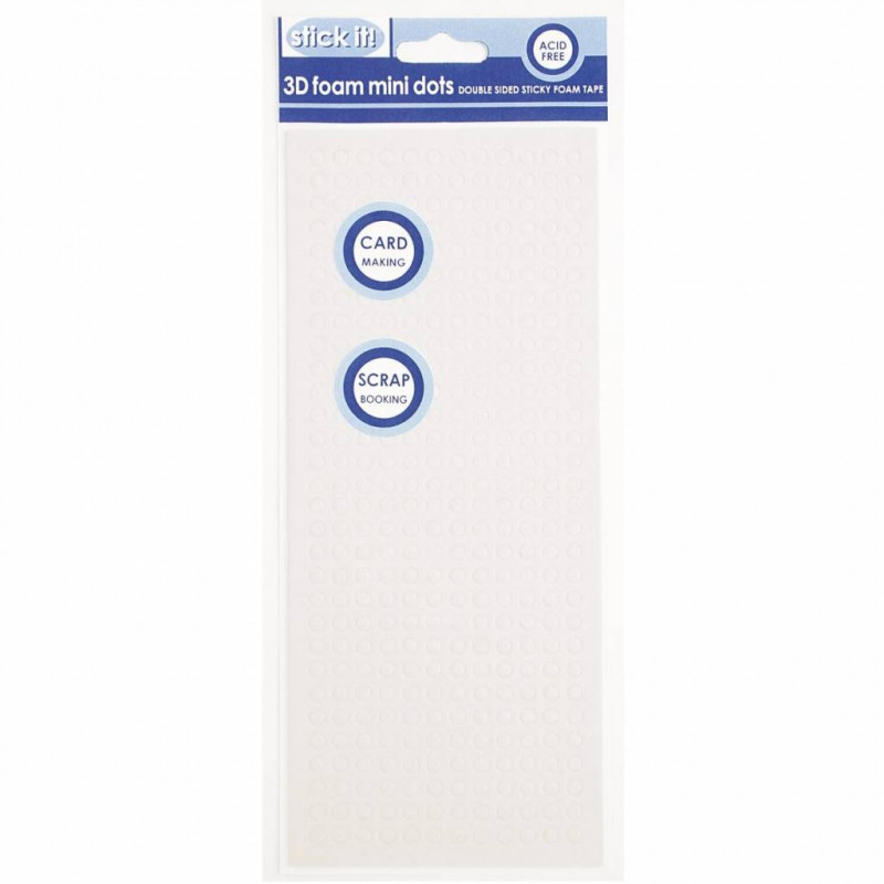 Points mousse autocollants 5mm (360pcs) pour carterie 3D Points mousse autocollants 5mm (360pcs) pour carterie 3D