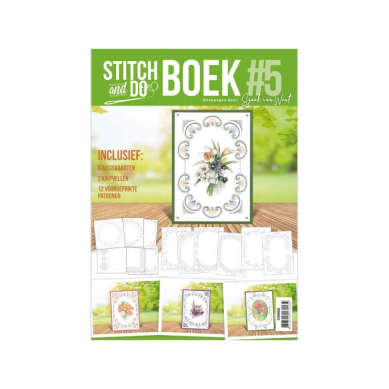 Stitch and Do Livre n°5 - Kit Carte 3D à broder