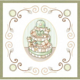 Stitch and do 150 - kit Carte 3D broderie - Naissance