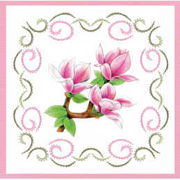 Stitch and do 151 - kit Carte 3D broderie - Bienvenue au Printemps