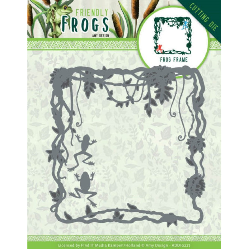 Die - ADD10227 - Friendly frogs - Cadre grenouille Die - ADD10227 - Friendly frogs - Cadre grenouille