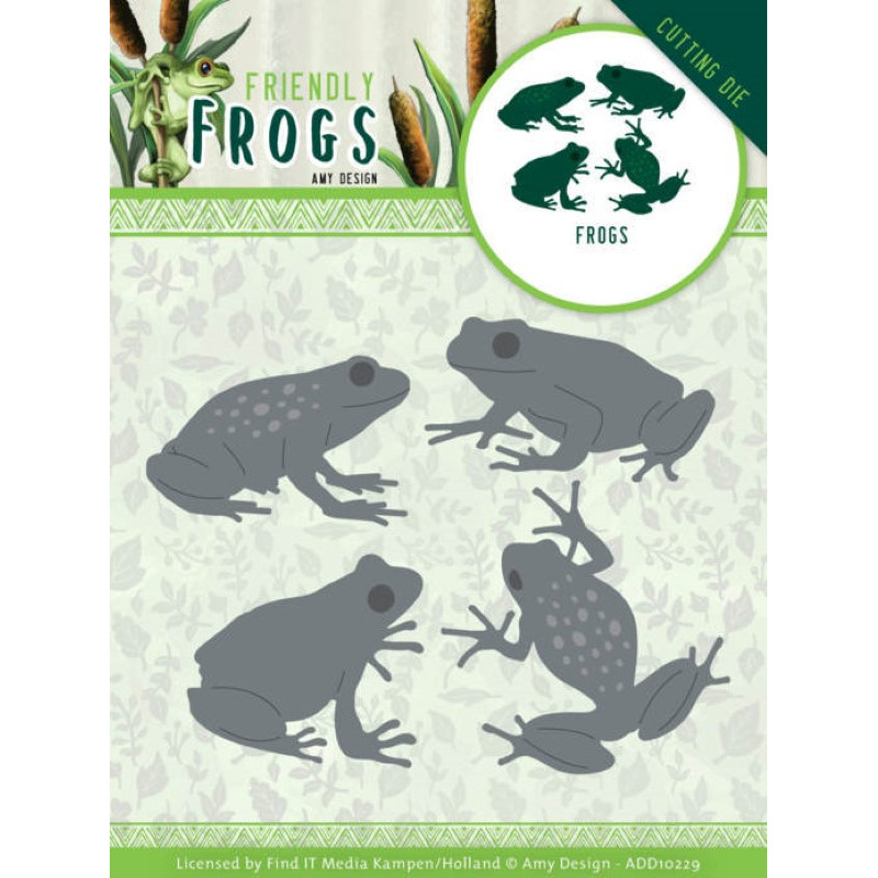 Die - ADD10229 - Friendly frogs - Grenouilles Die - ADD10229 - Friendly frogs - Grenouilles