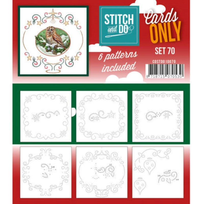 Cartes seules Stitch and do  - Set n°70