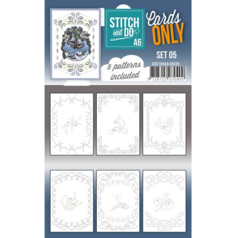 Cartes seules Stitch and do A6 - Set n°05