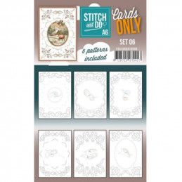 Cartes seules Stitch and do A6 - Set n°06