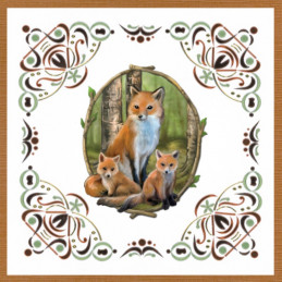 Dot and do 199 - kit Carte 3D  - Animaux de la forêt
