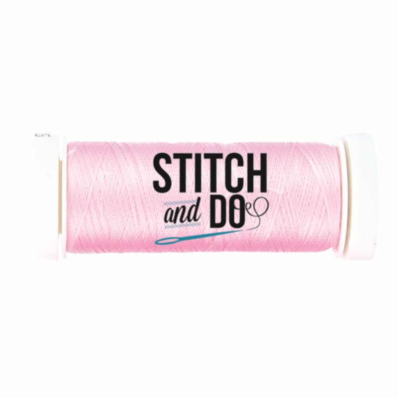 Fils à broder Stitch and Do bobine de 200m Rose coquillage