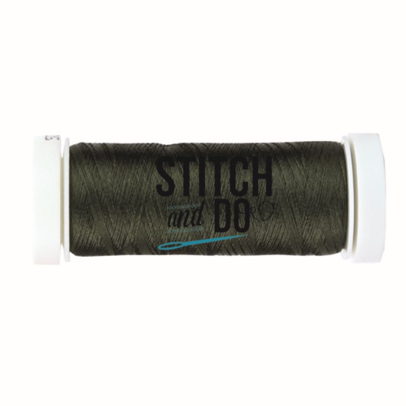 Fils à broder Stitch and Do bobine de 200m Vert sapin