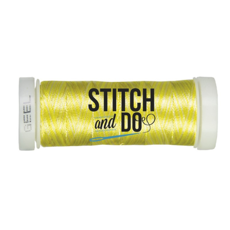 Fils à broder Stitch and Do mixte bobine de 200m Jaune