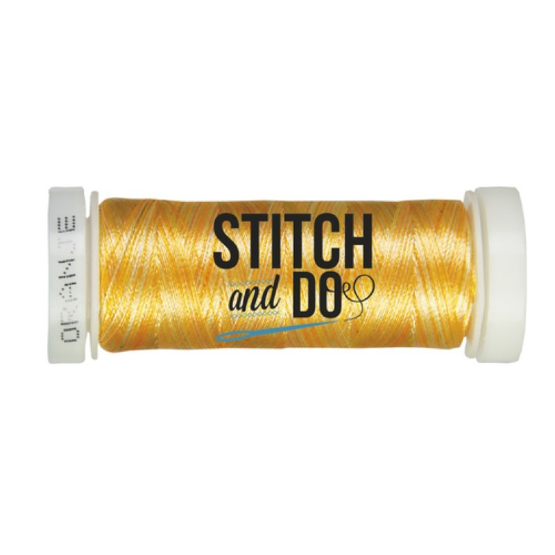 Fils à broder Stitch and Do mixte bobine de 200m Orange