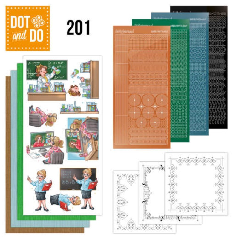 Dot and do 201 - kit Carte 3D  - Professions