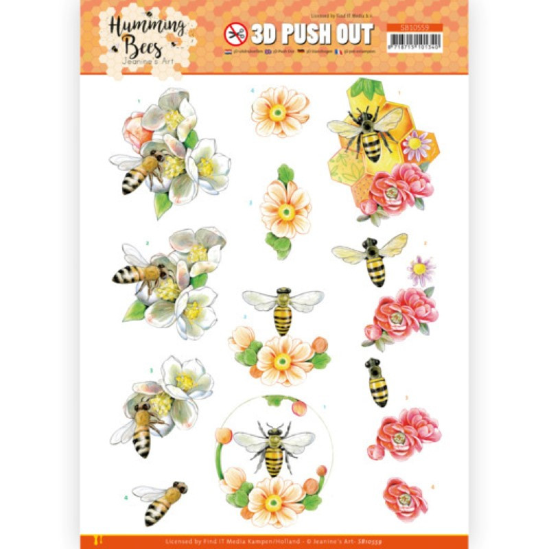 Carte 3D prédéc. - SB10559 - Les abeilles - la reine des abeilles