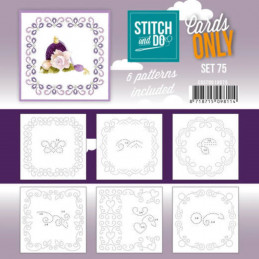 Cartes seules Stitch and do  - Set n°75