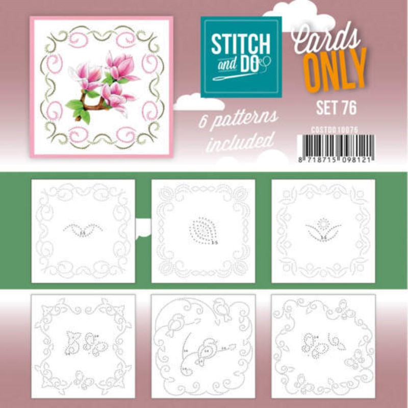 Cartes seules Stitch and do  - Set n°76