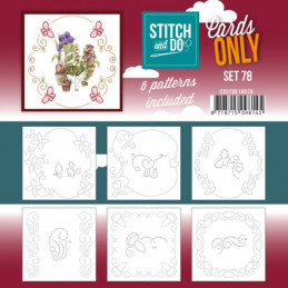 Cartes seules Stitch and do  - Set n°78