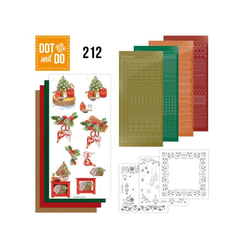 Dot and do 212 - kit Carte 3D  - Décorations de Noël