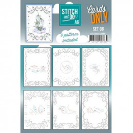 Cartes seules Stitch and do A6 - Set n°08