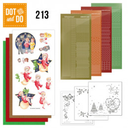 Dot and do 213 - kit Carte 3D  - Coeur de Noël