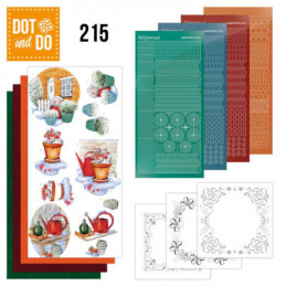 Dot and do 215 - kit Carte 3D  - Charme de l'hiver