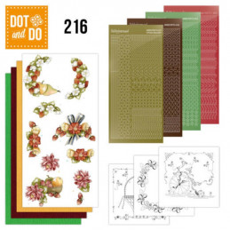 Dot and do 216 - kit Carte 3D  - Fleurs et fruits