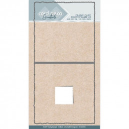 Dies - Card deco - CDCD10010 - Carte carrées 13.5 x 27cm