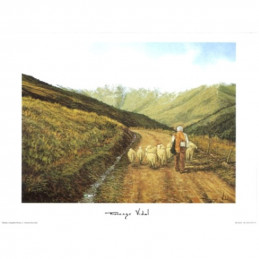 Image 3D - PA42 - 24x30 - Moutons et berger