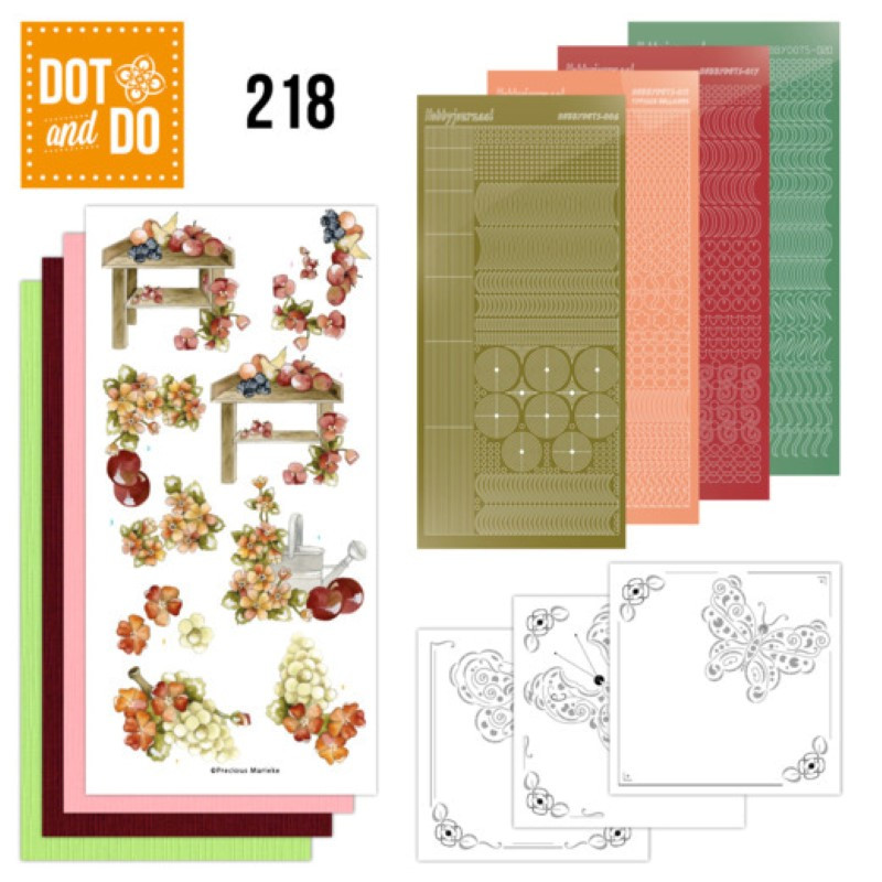 Dot and do 218 - kit Carte 3D  - Pommes et raisins