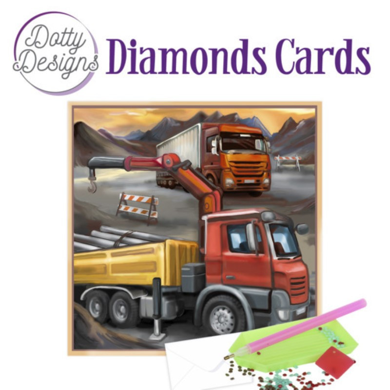 Dotty Designs Diamond Cards - Camions - DDDC1030