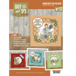 Dot and Do on Colour 17 - Kit Carte 3D - A la ferme