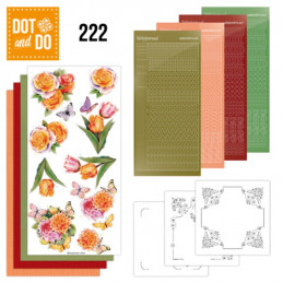 Dot and do 222 - kit Carte 3D  - Fleurs de papillon parfaites