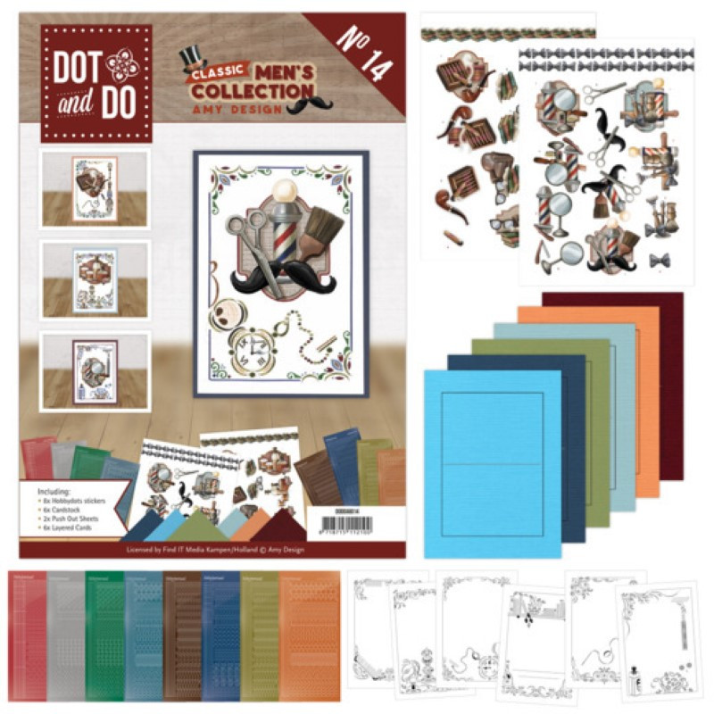Dot and do Livre n°14 - Kit Carte 3D - Collection homme