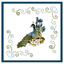 Stitch and do 179 - kit Carte 3D broderie - Fleurs et oiseaux