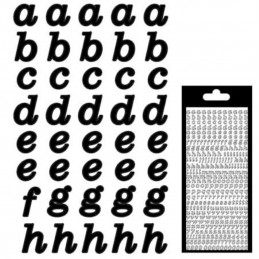 Sticker Alphabet minuscule Noir