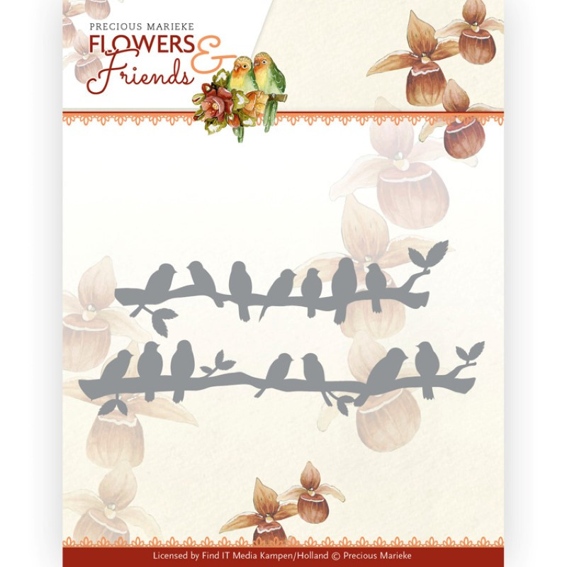 Die - PM10231 - Fleurs et amis - Oiseaux sur la branche Die - PM10231 - Fleurs et amis - Oiseaux sur la branche