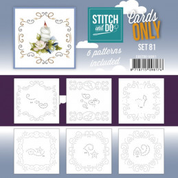 Cartes seules Stitch and do  - Set n°81